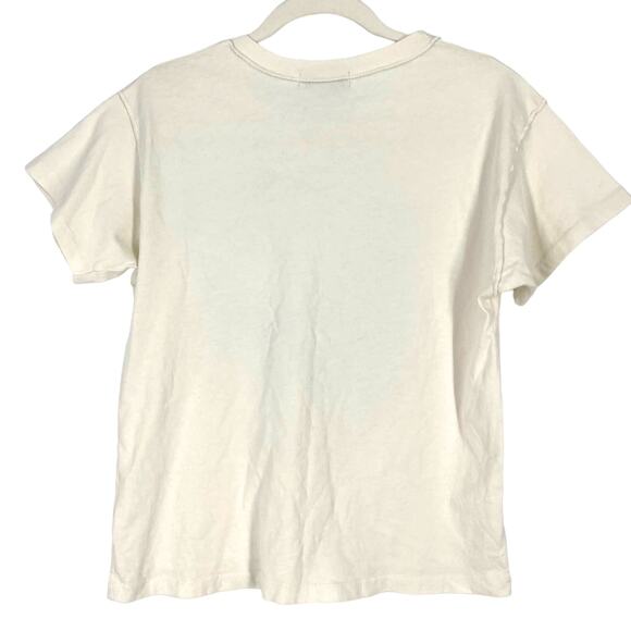 Daydreamer Johnny Cash Riders In The Sky Reverse Girlfriend Tee Cream Small - Picture 3 of 7